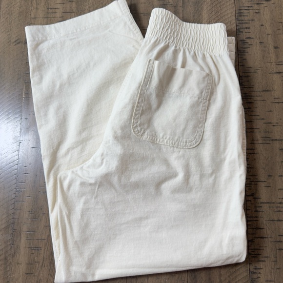 Everlane Organic Cotton White Wide-Leg Pants - Picture 5 of 11